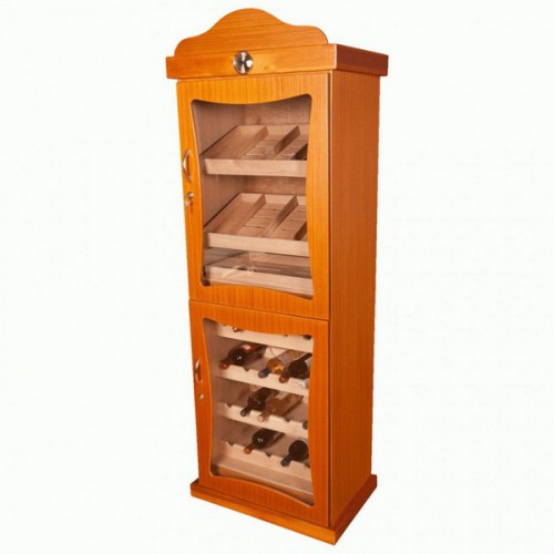 Деревянный шкаф для вина и сигар ХранительВин