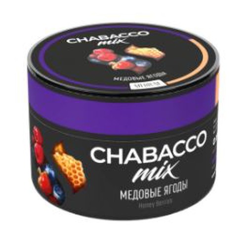 Бестабачная смесь для кальяна Chabacco Mix Medium - Honey Berries (Медовые ягоды) 50 гр