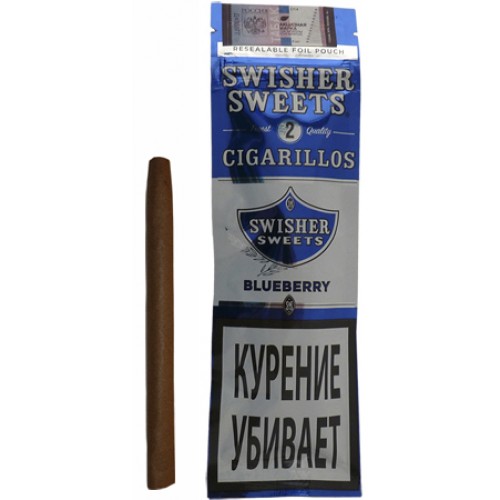 Сигариллы Swisher Sweets Blueberry Cigarillos (2 шт.)