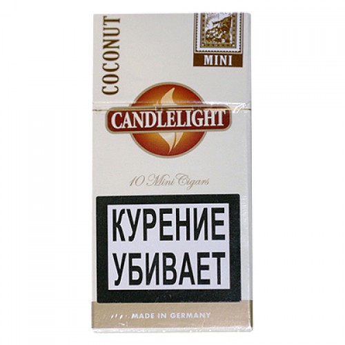 Сигариллы Candlelight Filter Coconut  10-блок