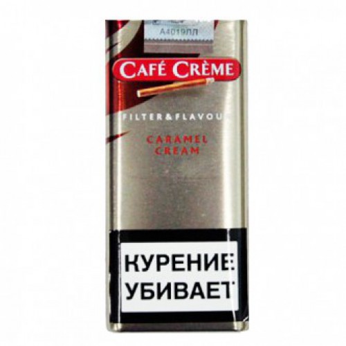 Сигариллы Cafe Creme Filter Caramel Cream *10