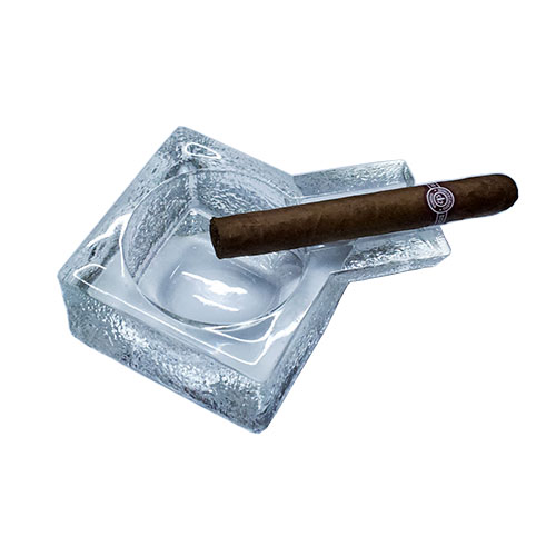 Пепельница для 1 сигары керамическая прозрачная 