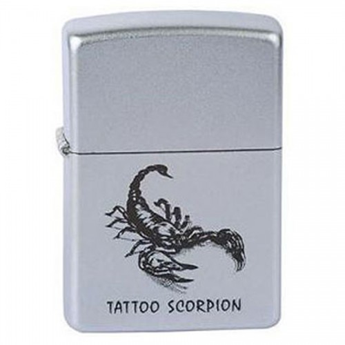 Зажигалка Zippo 205 Tattoo Scorpion Satin Chrome